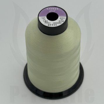 Нитки Coats Gral 180T14 5000М Молочний 01111 1345180-01111 фото