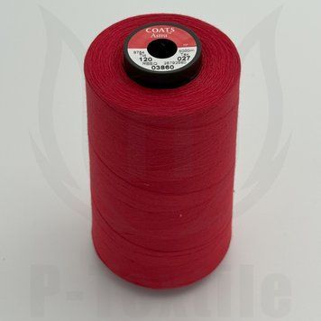 Нитки Coats Astra 120T27 5000М Червоний 03860 8754120-03860 фото