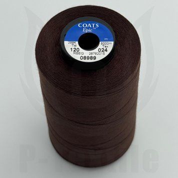 Нитки Coats Epic 120T24 5000М Коричневий 08989 2994120-08989 фото