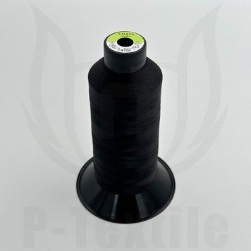 Нитки Coats Eloflex 80T40 3000М Чорний С9700 323080-С9700 фото