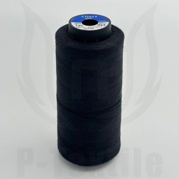 Нитки Coats EcoVerde Epic 120T24 3000М Чорний 09700 2993120-09700 фото