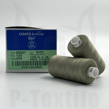 Нитки EcoVerde Epic 120T24 10x1000M Олива 05527 EV91120-05527 фото