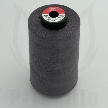 Нитки Coats Astra 120T27 5000М Сірий 09870 8754120-09870 фото