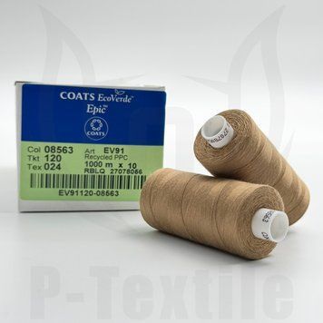 Нитки EcoVerde Epic 120T24 10x1000M Мокко 08563 EV91120-08563 фото