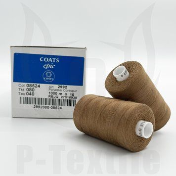 Нитки EcoVerde Epic 80T40 10x1000M Койот 08524 EV91080-08524 фото